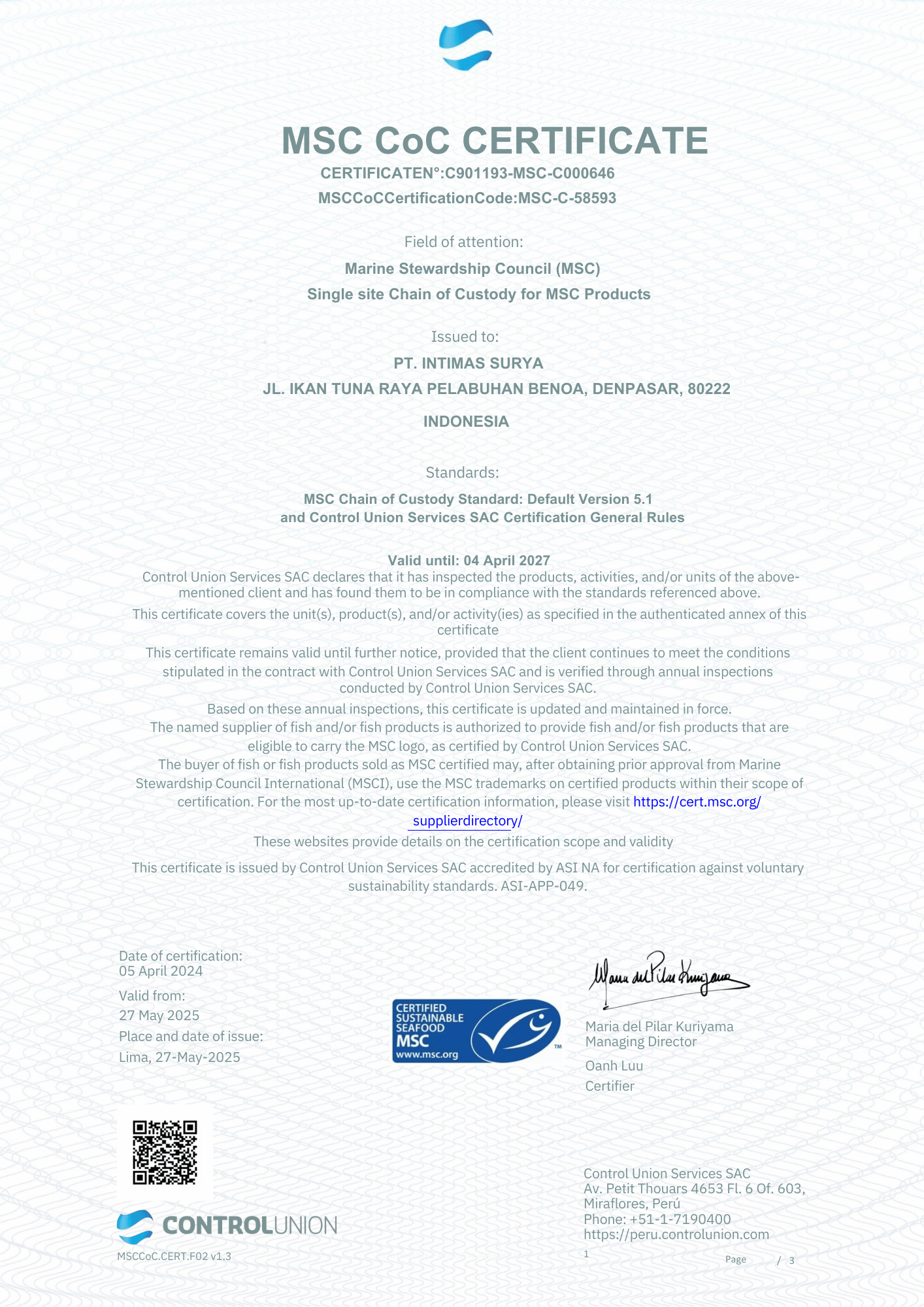Certification 4